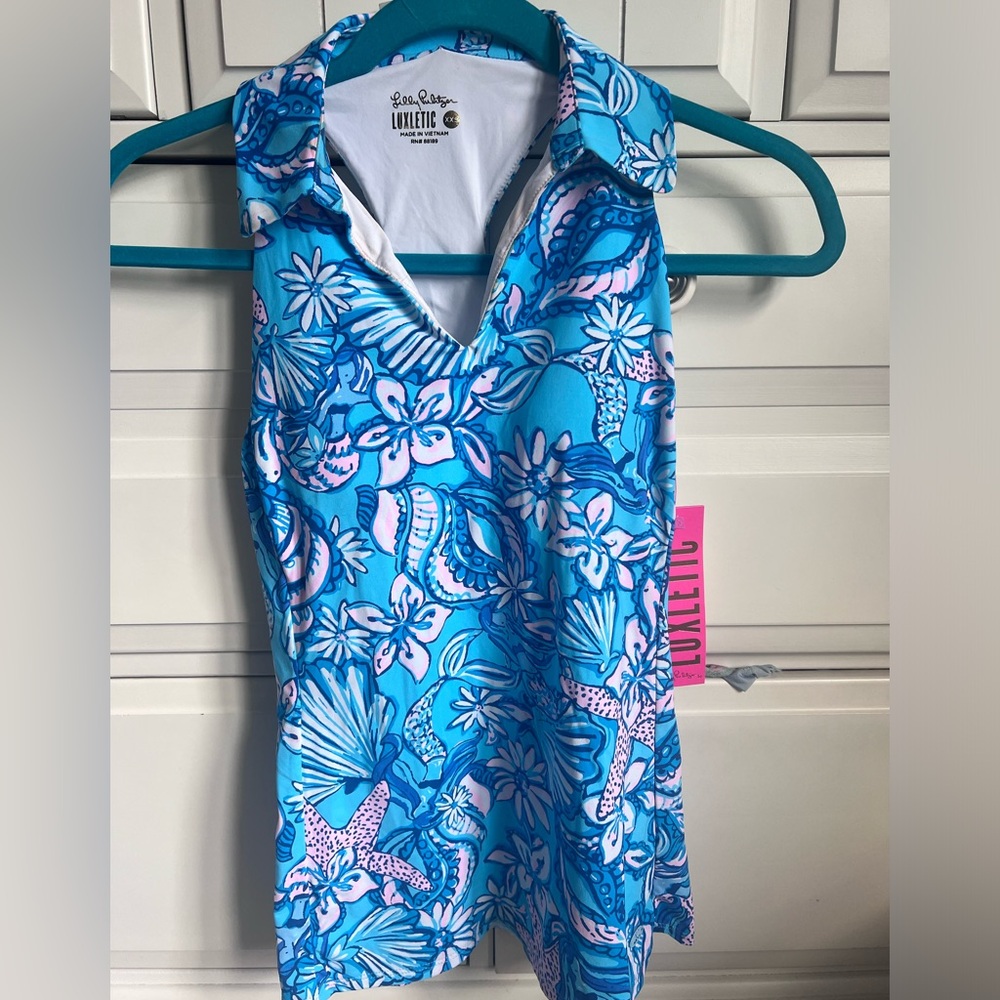 Lilly Pulitzer Luxletic UFP top. - Picture 3 of 6